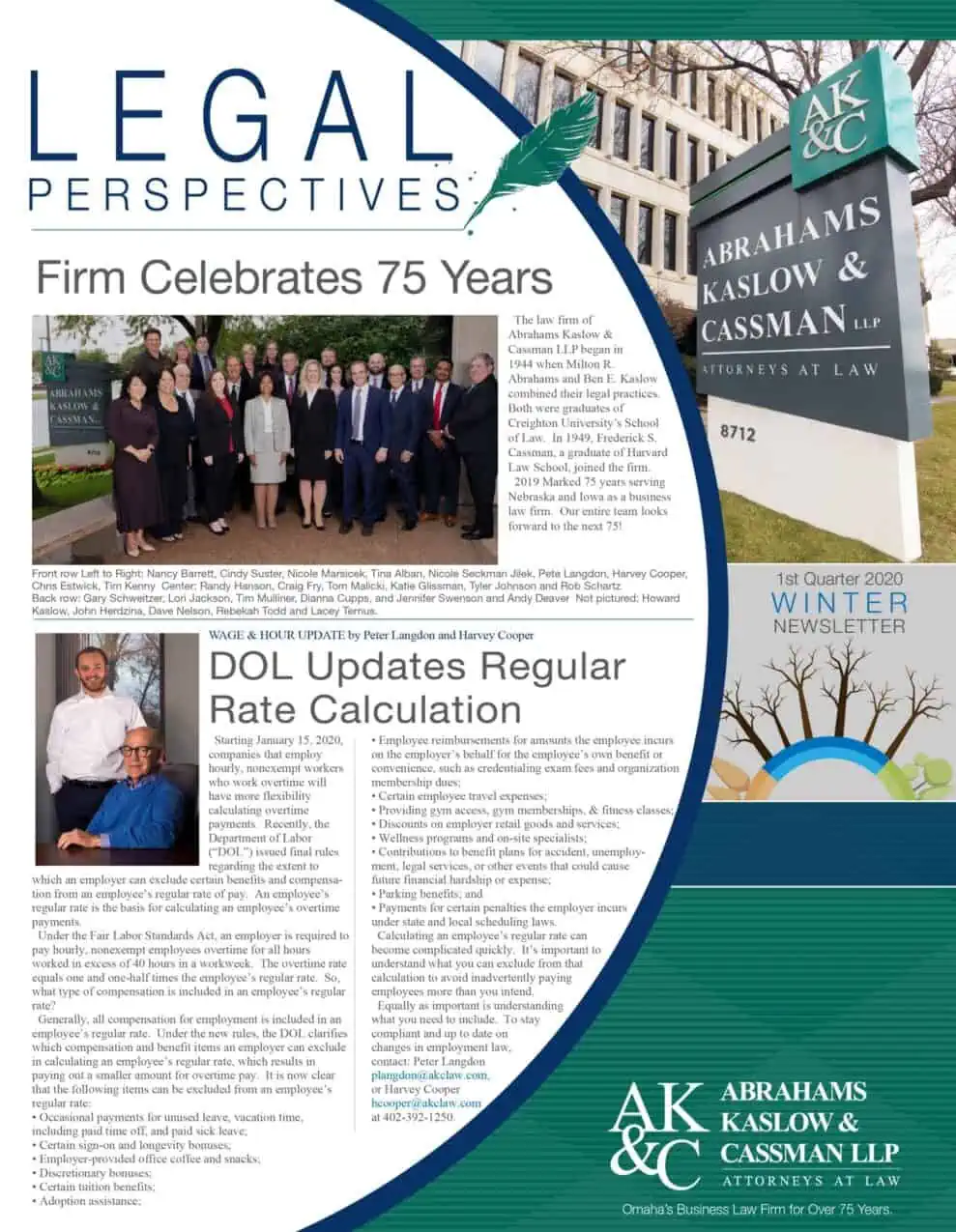 , AKC Law 2020 Winter Newsletter available now!, Abrahams Kaslow &amp; Cassman LLP | Attorneys at Law