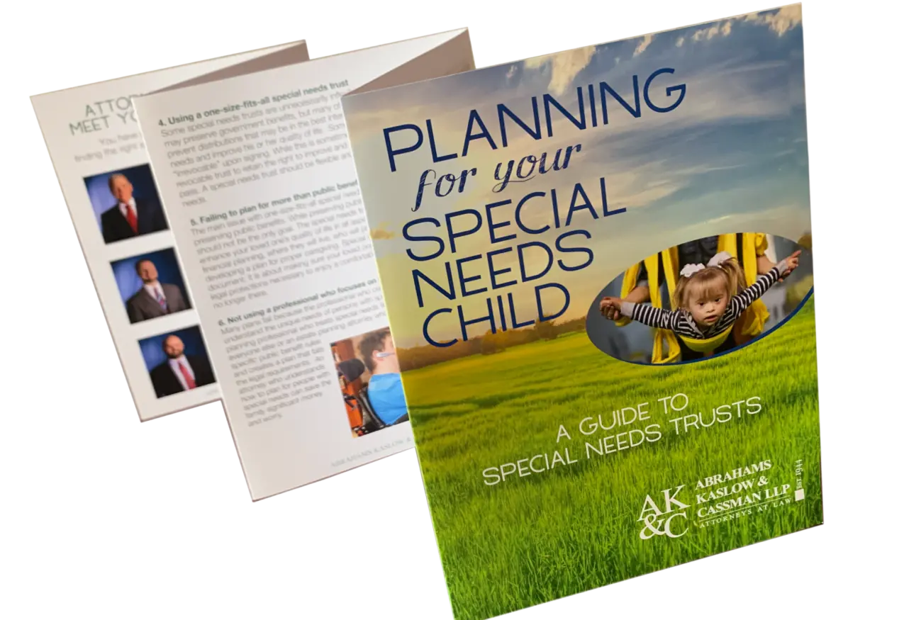 , AKC Law&#8217;s new Guide to Special Needs Trusts, Abrahams Kaslow &amp; Cassman LLP | Attorneys at Law