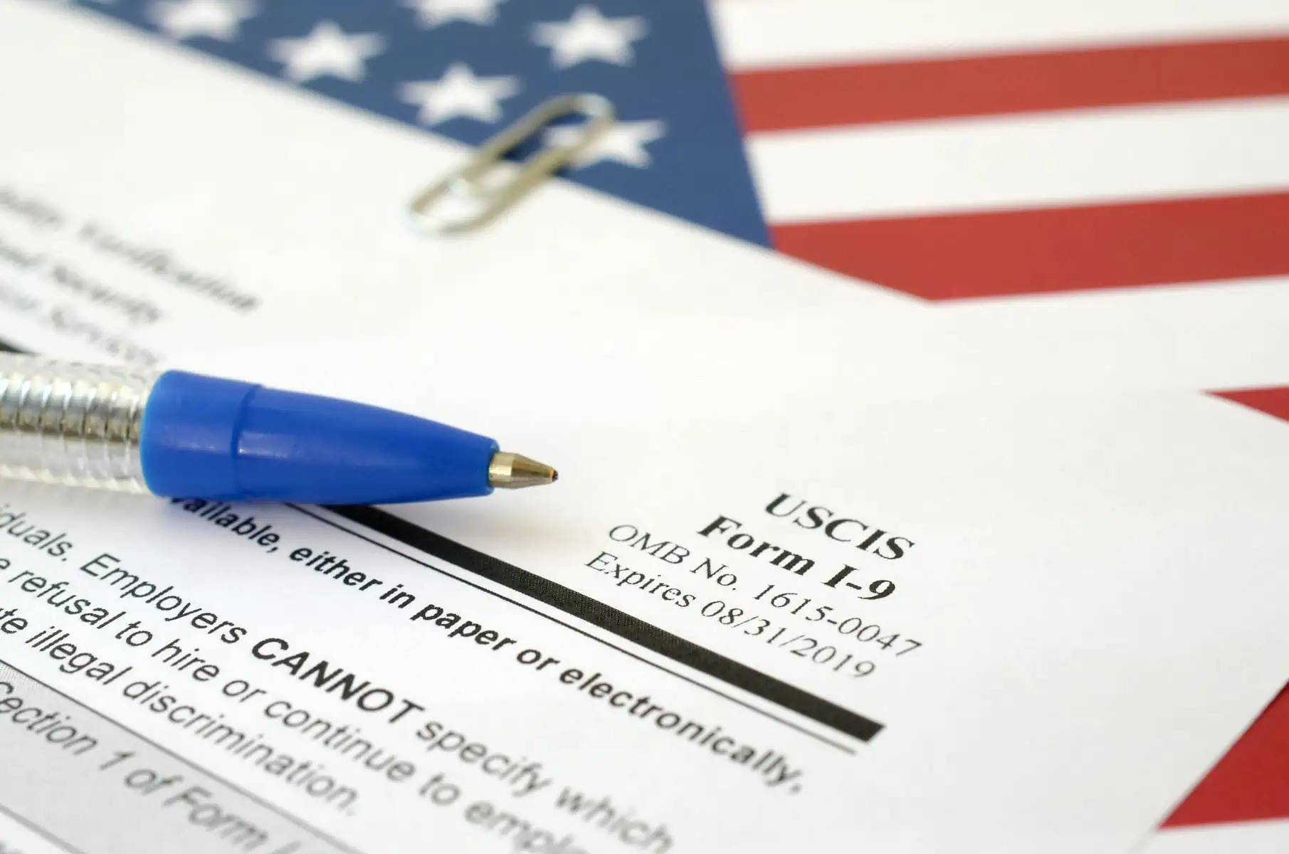 IMAGE OF I-9 FORM