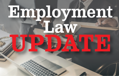 Art work reading Employment Law Update